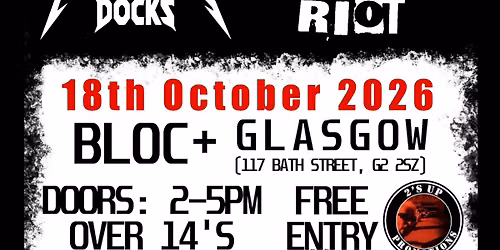 Sunday Punk Club : Get It Together + Moonshine Docks + Trumpton Riot @ Bloc+ \/\/ Sun 18th Oct
