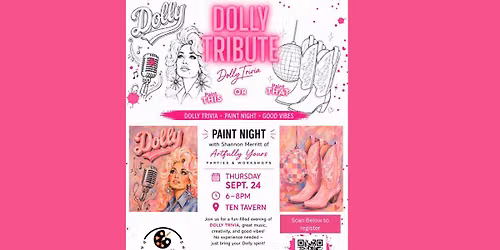 Dolly Parton Paint Night