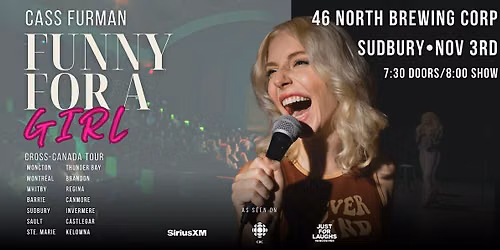 Cass Furman: Funny For A Girl! Live Stand-Up Comedy - Sudbury!