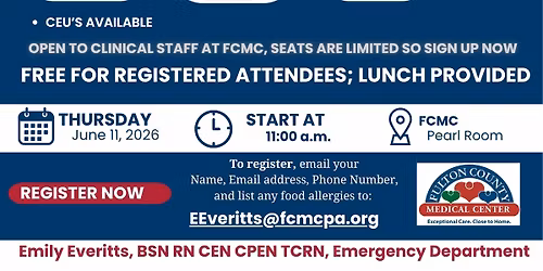 Lunch & Learn on Trauma Resuscitation