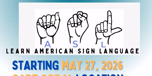 ASL Level 1 Class- Cape Coral, Florida