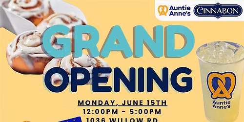 Auntie Anne's & Cinnabon Northbrook Grand Opening!