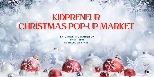 Kidpreneur Pop-Up Christmas Market