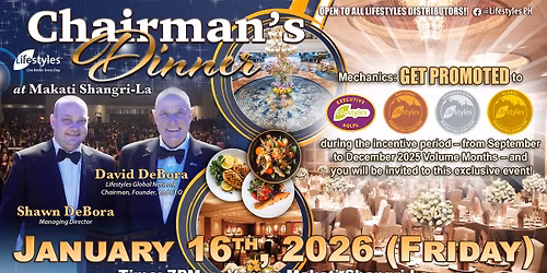 CHAIRMAN'S DINNER 2026