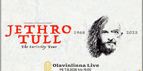 Jethro Tull - The Curiosity Tour - Olavinlinna Live - Pe 7.8.2026