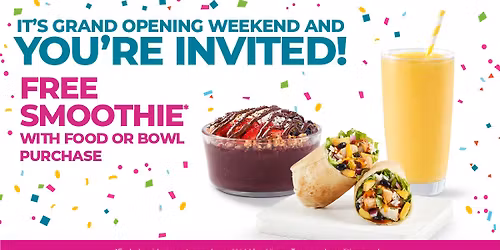 Tropical Smoothie Cafe Columbia Heights Grand Opening Weekend Celebration