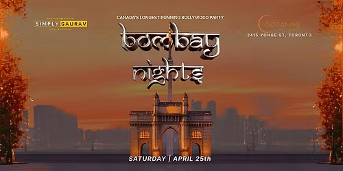 BOMBAY NIGHTS | Canada's Longest Running Bollywood Party