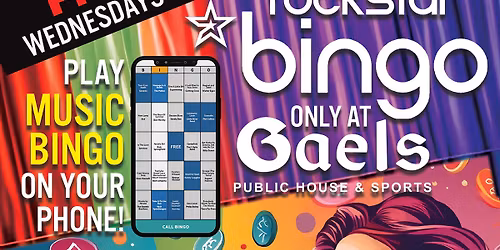 Rockstar Bingo at Gaels - Fundraiser for Clever Little Sports, Inc