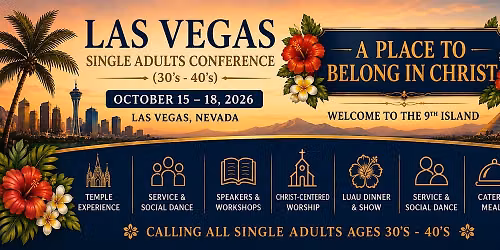 2026 Las Vegas Single Adults Conference (30's\u201340's)