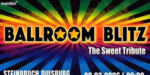 BALLROOM BLITZ \u2013 a tribute to THE SWEET