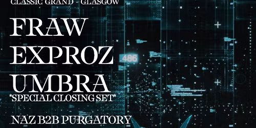 KHAOTIC presents: EXPROZ \/ FRAW \/ UMBRA & more