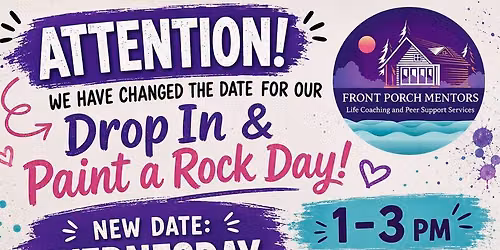 DROP IN AND PAINT A ROCK DAY