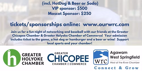 Valley Blue Sox night of Networking and Baseball!