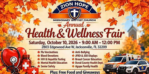 Zion Hope Church Health & Wellness Fair