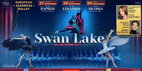 Swan Lake | Nov 27 - 30 | Paphos, Limassol, Nicosia
