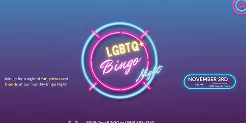 LGBTQ+ Bingo Night (FREE EVENT)