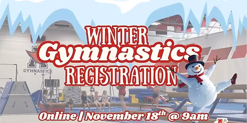 Winter Gymnastics Registration 