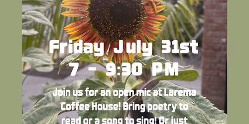 Open Mic Night!