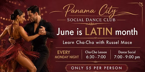 June is LATIN Month at Panama City Social Dance Club