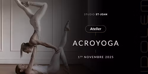 \u00c9v\u00e8nement ACROYOGA avec Kamil