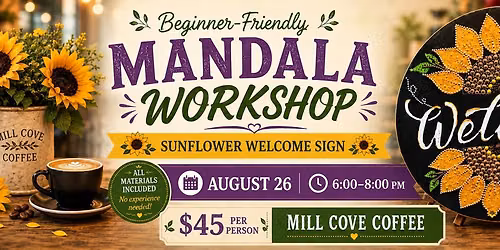 Sunflower Welcome Sign Workshop