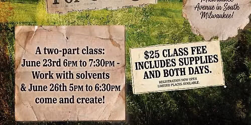 Introduction to Solvents for Collage