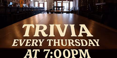 Thursday Night Trivia 