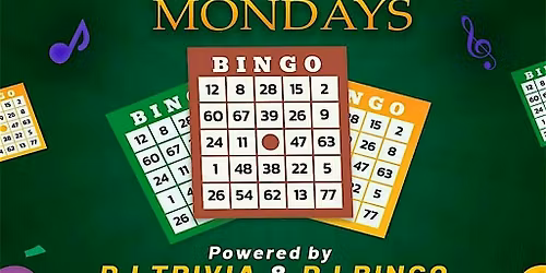 MONDAY MUSIC BINGO @BIG AI PUB