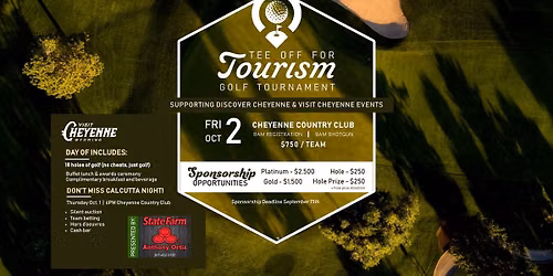 Tee Off for Tourism Golf Tournament