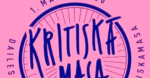 Kritiska Masa velobrauciens ~ 1 maijs 13:00 ~ Dailes teatris
