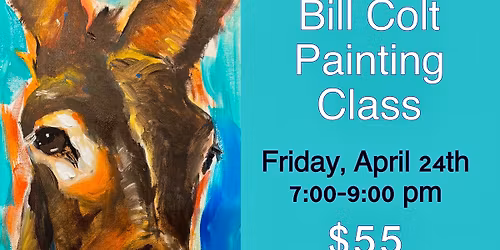 Bill Colt Paint \ud83c\udfa8 & Sip \ud83c\udf77\u2615\ufe0f at Alice Jules Coffee House 