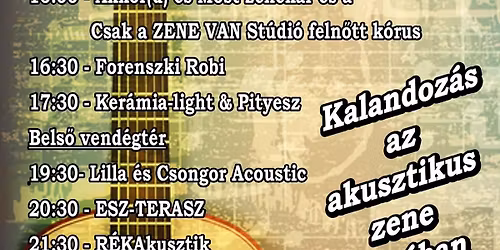  \u201eAKUSZTIK\u201d EST a Vad\u00e1sz S\u00f6r\u00f6z\u0151ben 