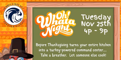 Oh Whata Night! PTA Fundraiser