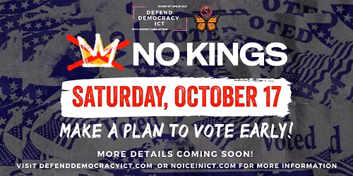 No Kings: Vote Early Wichita KS
