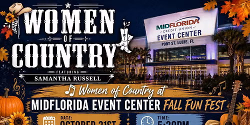 City of Port St. Lucie Fall Fun Fest-Women of Country Tribute Show Featuring Samantha Russell