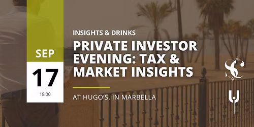 Private Investor Evening: Tax & Market Insights | September 17th