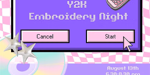 Y2K Embroidery Class for Beginners
