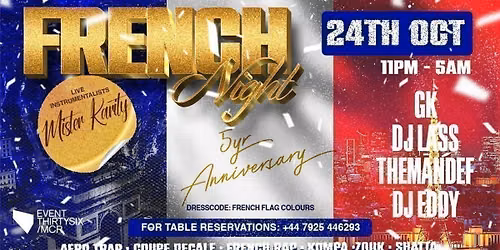 FRENCH NIGHT \ud83c\uddeb\ud83c\uddf7 5 YEARS ANNIVERSARY 