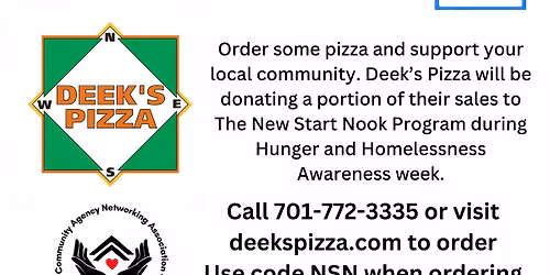 Deek's Piza Fundraiser