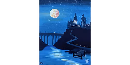 Cozy Moonlit Castle Night - Paint and Sip in San Antonio | Classpop!\u2122
