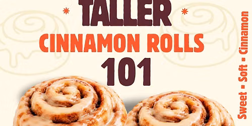 Taller de Reposter\u00eda: CINNAMON ROLLS - AMB