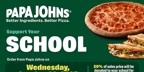 \ud83c\udf55 Papa John's for Plaza!\u2764\ufe0f