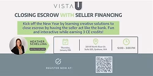 Closing Escrow with Seller Financing (3 CE Credits)