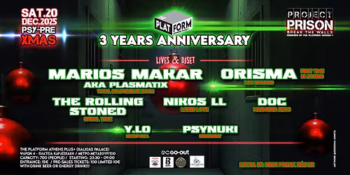 3 Years Anniversary - Pre - Psy Christmas \ud83c\udf84 Event Project Prison:Break The Walls 20\/12 (Day 2)