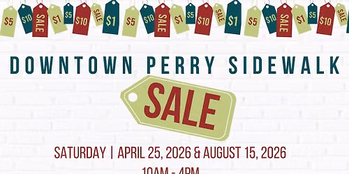 Downtown Perry Sidewalk Sale
