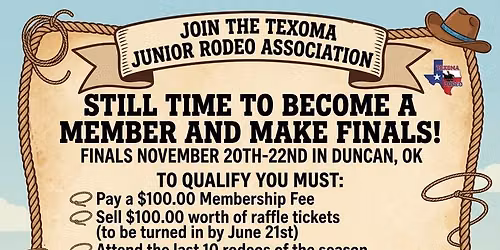 Texoma Junior Rodeo Association Rodeo 9 & 10