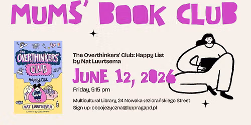 Mums' Book Club "The Overthinkers' Club: Happy List" by Nat Luurtsema