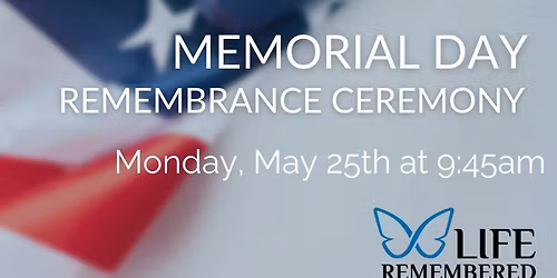 Memorial Day Remembrance Ceremony