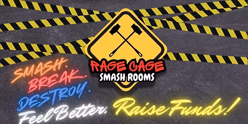 Rage Cage Smashing night for Maddie's DISOT Kidney transplant in San Francisco