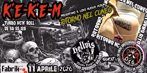 K'e-K'e-m + Hellvis + D.S.G Live@Fabrik